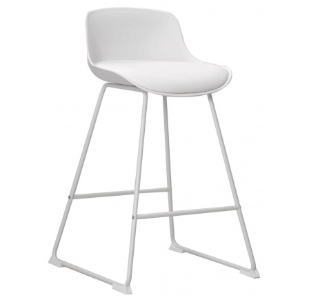 Tina alacsony bárszék fehér PU