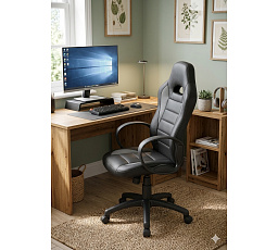 CX-0246M irodai szék, fekete / szürke