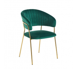 Bársonyszék zöld K4-FX