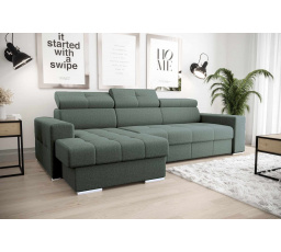 NAROŻNIK Z FUNKCJĄ SPANIA MARGO 160x250 (ODCIENIE ZIELENI)MY 37- SZYBKA WYSYŁKA