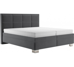 Postel Elezar 160x200, šedá