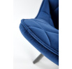 Étkezőszék K450, kék bársony