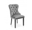 Étkezőszék MIYA, szürke bársony