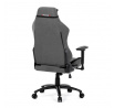 Herní křeslo, houpací mechanismus, šedá látka, KA-F12 GREY2