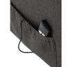 Polohovací křeslo, elektrické kabelové ovládání, šedá, látka, TV-5482 GREY2