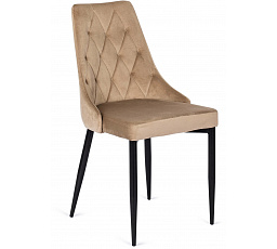 Krzesło CORK Beżowe Welurowe