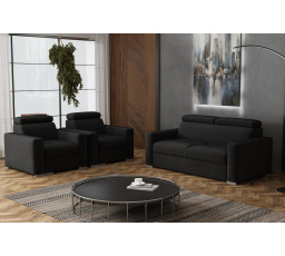 Sedací souprava Petrit 3+1+1 Kronos černá