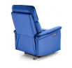 SEMIR dönthető fotel USB-vel, Sötétkék