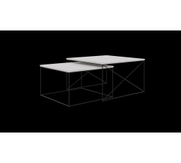 Licco 2 az 1-ben dohányzóasztal Fekete+Beton