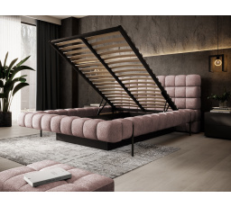 Bed Magentta + metal frame/ gas lift / bedding box 160x200 Touch 24 1