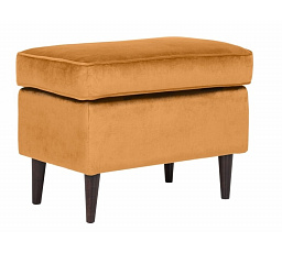 RON Velvet puff, curry Bluvel 68/wenge