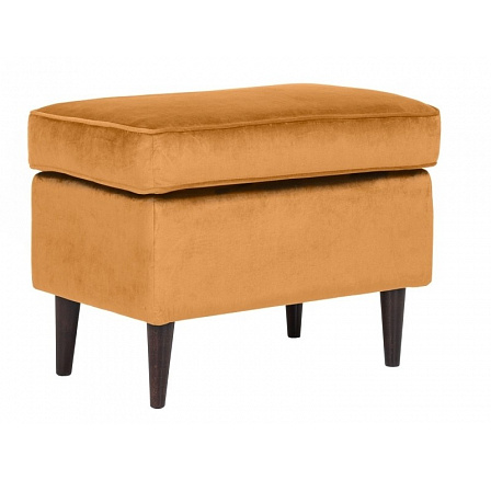 RON Velvet puff, curry Bluvel 68/wenge