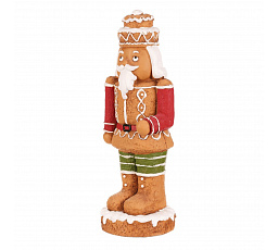 Mézeskalács katona - magnézium, barna színes díszítéssel