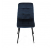 Jídelní židle, modrá, sametová látka, CT-281 BLUE4