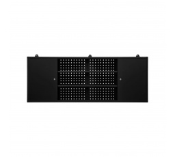 LEO szerszám szekrény, 1600 x 600 x 200 mm, All Black: fekete