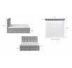Postel - boxspring GLORIA - Omega 68