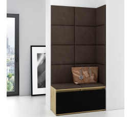 EMI 2 előszobafal, Trinity 08/Artisan + fekete