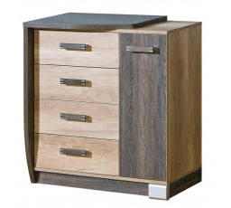 ROMERO komód - R14 L, canyon tölgy/Arusha