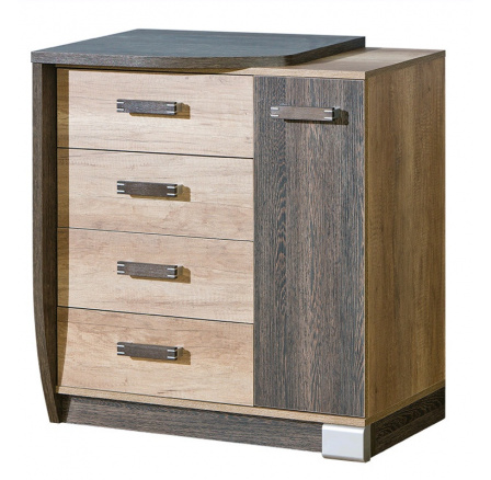 ROMERO komód - R14 L, canyon tölgy/Arusha