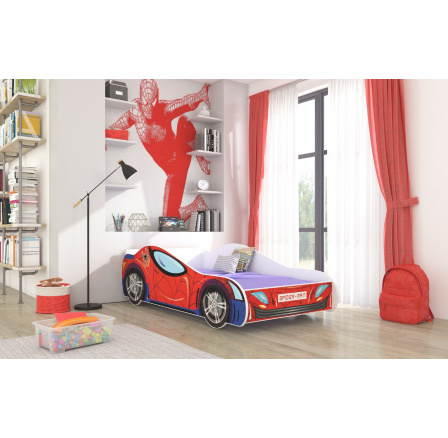 Ágy matraccal SPIDER 160x80 Piros