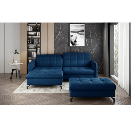 Narożnik Lorelle + Pouf Monolith 77 110x200 Left 1