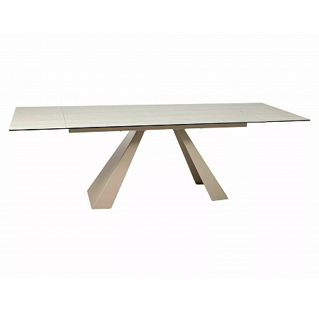 SALVADORE Ceramic étkező kinyitható asztal, 160(240)x90 cm, Bézs Travertin / Kashmir SALVADORE Ceramic étkező kinyitható asztal, 160(240)x90 cm, Bézs Travertin / Kashmir