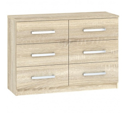 MORTY 6S komód, Sonoma tölgy