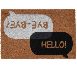 Kókusz lábtörlő Hello Bye Bye 39x59cm