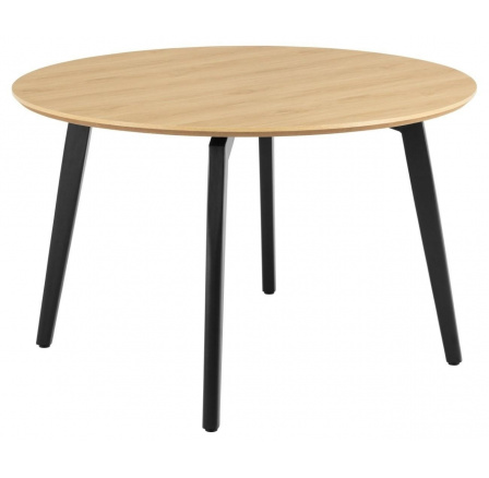 Cadiz kerek asztal 120cm                  természetes/fekete