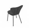Jídelní židle, šedá, látka, CT-S8010 GREY2