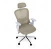 Kancelářská židle, houpací mechanismus, béžová síťovina, KA-K2031 BGE