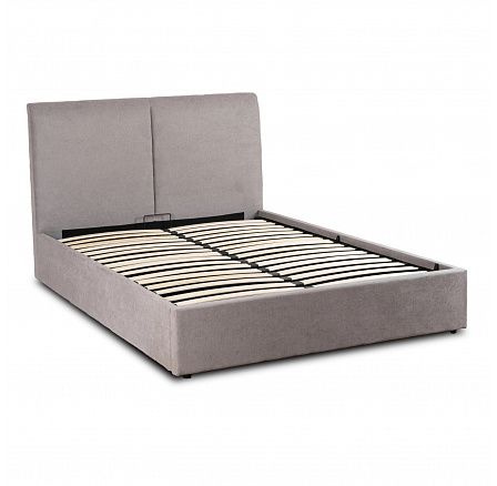 Łóżko 140x200 MARSYLIA z Pojemnikiem Szare