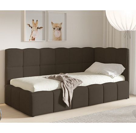 TUNIS ágy 200 x 90, magas oldal, Velutto 6, jobb TUNIS ágy 200 x 90, magas oldal, Velutto 6, jobb