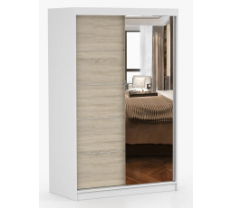 NOEMI 05 ruhásszekrény, Fehér/Sonoma