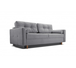 PASTELLA Kihúzható kanapé Sötétszürke, Queens 23