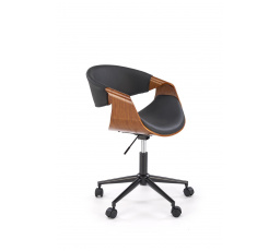 BILBO irodai szék, fekete / dió