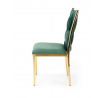 K436 étkezőszék, Zöld/Arany