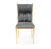 K436 étkezőszék, Szürke/Arany