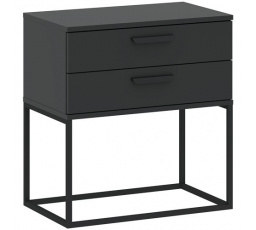 Éjjeliszekrény 2S 60 NR6, Antracit