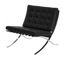 BA1 szék fekete öko bőr