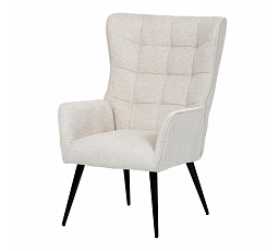 Křeslo ušák, béžová AK-315 BGE2