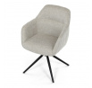 Jídelní židle, krémová, látka, HC-536 CRM2