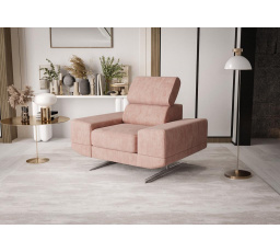 FOTEL MILANO 125 CM - Odcienie różu