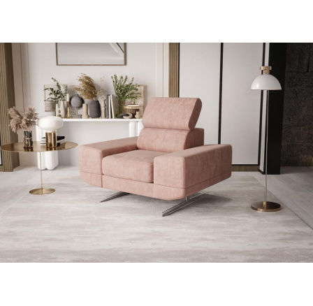 FOTEL MILANO 125 CM - Odcienie różu