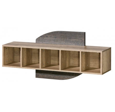 ROMERO polc - R10, canyon tölgy/Arusha