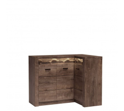 INDIANAPOLIS I15 komód, sötét kőris