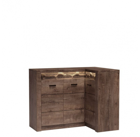 INDIANAPOLIS I15 komód, sötét kőris