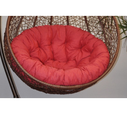 Polstr na závěsnou houpačku Imperia - vínový melír