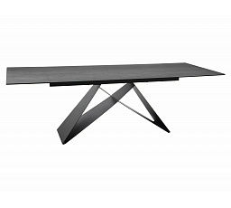 WESTIN CERAMIC étkezőasztal, Pietra di Savoia/Fekete matt