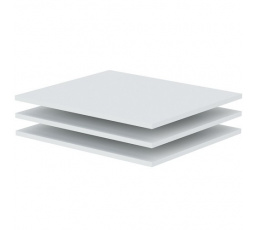 További polcok a BERNO 120 szekrényhez Fehér